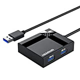 Mkighub Hub USB 3.0 - 4 Porte Presa Multipla Sdoppiatore USB, Compatto Multipresa USB Portatile Ciabatta USB, Adattatore USB per ...