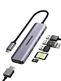 Mkighub Hub USB C HDMI 4K - 7 in 1 Spazio Alluminio Docking Station USB 3.0, SD/TF, Adattatore Compatible Macbook ...
