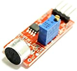 Modulo sensore microfono con uscita analogica e digitale, rivelatore suono, ad esempio per Arduino, Genuino e Atmel AVR