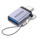 MOGOOD Adattatore USB C Maschio a USB 3.0 Femmina, Adattatore USB a USB C Convertitore OTG Compatibile MacBook Pro, Chromebook, ...