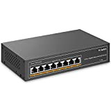 mokerlink 8 Port Gigabit Poe Switch, 8 Poe+ Ports 1000Mbps, 802.3af/at 120W, Plug And Play Non Gestito, Metallo Robusto, Senza ...