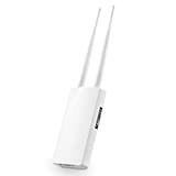 mokerlink Outdoor Wireless AP, 2.4GHz 300Mbps WiFi Access Point with 2 * 5dbi Antenna, 24V Poe Power, IP65 Weatherproof, 2 ...