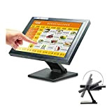 Monitor POS Touch Screen LCD da 15 pollici per casse ristorante, sistema di cassa touchscreen