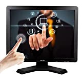 Monitor touchscreen da 17 pollici Display CCTV telecamera di sorveglianza Monitor LCD multi-touch Supporto HDMI AV BNC VGA Ingresso USB ...