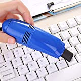 Monllack Mini computer aspirapolvere USB per tastiera PC portatile spazzola set per la pulizia della polvere