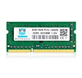motoeagle 4 GB 1Rx8 PC3L 12800S DDR3L 1600 SODIMM RAM DDR3 12800 PC3 1600 MHz 204 pin CL11 Dual Rank ...
