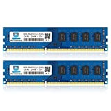 motoeagle DDR3 DDR3L 1600 MHz UDIMM RAM 16GB Kit (8GBx2) PC3 PC3L 12800U 8GB 2Rx8 1.35V/1.5V 240-Pin Non-ECC Unbuffered Memoria ...