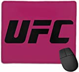 Mouse Mat with Designs UFC Logo Mousepad Gaming Mouse Pad Natural Rubber 25X30 cm