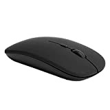 Mouse Nero Wireless Bluetooth 5.0 Silent Office per OS X / Mi / Samsung Laptop Tablets Mouse Muto Tracciamento Accurato ...
