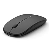 Mouse Wireless,Anmck Ergonomico Clic Silenzioso Ricaricabile Mouse Senza Fili,3D USB Mini Mouse Ottico 3 Livelli Regolabile Dpi,Portatile Mouse Leggero Per ...