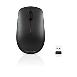 Mouse wireless Lenovo 400 – Design ambidestro, connessione Nano USB, compatibile con computer portatili Windows e PC