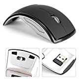 Mouse wireless per PC, mouse wireless per mouse ad arco da 1600 dpi con ricevitore USB Mouse pieghevole da 1600 ...