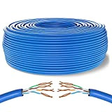 Mr. Tronic 100m Bobina Cavo di Rete Ethernet | CAT6, CCA, UTP, RJ45, AWG24, ADSL | Reti LAN Gigabit Alta ...