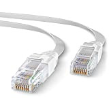 Mr. Tronic 15m Cavo di Rete Ethernet Piatto | CAT6, CCA, UTP | Connettori RJ45 | Reti LAN Gigabit Alta ...