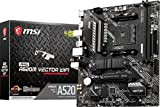 MSI MAG A520M Vector - Scheda madre WiFi Gaming (AMD AM4, DDR4, PCIe 4.0, SATA 6Gb/s, Dual M.2, USB 3.2 ...