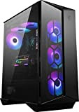 MSI MPG GUNGNIR 110R Mid-Tower Case PC Gaming, 4 x 120 mm, Ventole ARGB, USB 3.2 Gen2 Type-C, Pannello Vetro ...