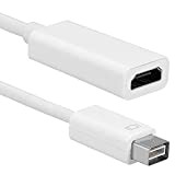 mumbi 08738 Mini cavo adattatore DVI/HDMI (mini Mac maschio a HDMI femmina); contatti placcati oro, compatibili con MacBook iMac Mac ...