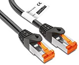 mumbi 23524 Cat.6 FTP Cavo di Rete Ethernet Patch con connettori RJ-45 2.00m, Nero (1x)