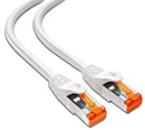 mumbi 26610 Cat.6 FTP Cavo di Rete Ethernet Patch con connettori RJ-45 30.0m, bianco (1x)