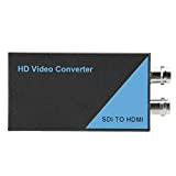 Mxzzand Iron Shell SDI to HDMI Adapter Trasmissione sincrona Convertitore da SDI a HDMI per la conversione Audio(European regulations)