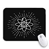 NA Gaming Mouse Pad Modello atomico Nucleare Simbolo Sinergia Astratto Atom Circle Digitale Antiscivolo Supporto in Gomma Mousepad per Notebook ...