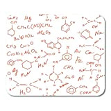 NA Tappetini per Mouse Atom Hormone Scientific con Formule di serotonina Chimica Equazioni Tappetino per Mouse atomico antidepressivo Multicolore per ...