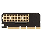 Naroote Scheda Adattatore da M.2 a PCIE3.0X16, Adattatore NVME Plug And Play PCIE X4 X8 X16 Configurazione Semplice per PM951