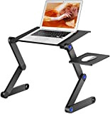 Nestling® Portable Laptop Desk Pc Sofa Stand Air Space Desk Supporto per Laptop Tavolo Pieghevole Tavolo per Laptop con Vassoio ...