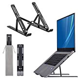 Nestling? Supporto PC Portatile Alluminio 6 Livelli Regolabile Porta Notebook, Raffreddamento Pieghevole Supporto Laptop per MacBook Air/PRO, Dell, XPS, HP, ...