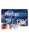 Netac 128GB Scheda Micro SD, Scheda di Memoria A1, U3, C10, V30, 4K, 667X, UHS-I Velocità fino a 100/30 MB/s ...