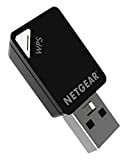 Netgear A6100-100PES Micro Adattatore USB Wireless, AC600 Mbps, DualBand, Nero