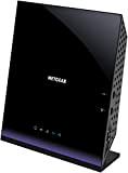 Netgear D6400 Modem Router WiFi AC1600 Dual Band, Rilevamente Automatico DSL, Beamforming e Gestione Tramite App [Italia]
