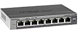 NETGEAR gs108e-300nas ProSafe Plus porte 10/100/1000Base-T Gigabit Ethernet switch – Desktop, montabile a parete