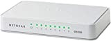 Netgear GS208-100PES Gigabit Ethernet Switch, 8 Porte Gigabit, Bianco