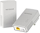 NETGEAR PLP1000-100UKS - Adattatore Powerline ad 1 porta da 1 Gigabit, con uscita supplementare (confezione da 2) 1 GB
