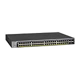 NETGEAR Switch PoE Smart 48 porte GS752TP, Switch Ethernet Gigabit con gestione Insight cloud opzionale, 48 PoE+ a 380 W, ...
