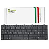 New Net Keyboards - Tastiera Italiana Compatibile con Notebook Fujitsu Lifebook AH530 AH521 AH531 A512 NH751 A530 A531 A531D