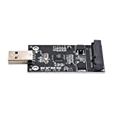 NFHK Mini PCI-E mSATA a USB 2.0 SSD esterno PCBA Conveter Adattatore Pen Driver Card Senza Caso