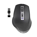 NGS BLUR-RB- Mouse Multidispositivo senza Fili Ricaricabile, con Bluetooth 4.0/4.0, 800/1600/3200dpi, 10M Distanza, Colore Nero