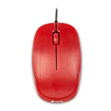 NGS FLAME RED - Mouse Ottico 1000dpi con Cavo USB, Mouse per Computer o Laptop con 3 Pulsanti, Ambidestro, Rosso