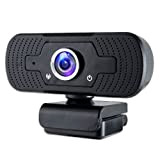 NI Webcam per PC, Webcam con Microfono 1080P Full HD Autofocus per Videochiamate, Studio, Conferenza, Registrazione e Lavoro, Video Camera ...