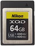 Nikon XQD - Scheda di memoria professionale da 64 GB (fino a 440 MB/s in lettura e fino a 400 ...