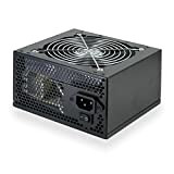 Nilox, Alimentatore 600W, Alimentatore PC con Ventola di Raffreddamento da 120mm, Interruttore ON/OFF, Connettore ATX 20+4pin, Connettore EPS +12v, Connettore ...