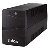 Nilox, UPS Premium Line Interactive 2000VA, Stabilizzatore di Tensione Tramite AVR, Protegge Computer e Periferiche dai Blackout e Disturbi della ...