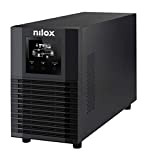 Nilox, UPS Premium OnLine Pro LED da 3.000VA/2.10W, UPS con Tecnologia a Doppia Conversione, Protegge Server, Workstation, Reti LAN e ...