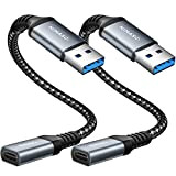 NIMASO Adattatore USB A a USB C Femmina [2 Pezzi], Cavo USB C Femmina a USB 3.0 Maschio, Adattatore USB ...