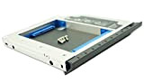 Nimitz 2nd HDD SSD Caddy Hard Drive per Hp Elitebook/w 8460p modulare 8470p/w, con supporto, lunetta e