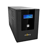 nJoy Cadu 1500VA Gruppo di Continuità Line Interactive UPS 900 Watt, Display LCD, AVR, 4 Uscite Schuko, HID USB, RJ45/RJ11 ...