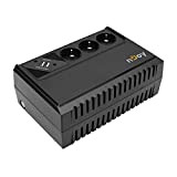 nJoy Renton 650VA Gruppo di Continuità Line Interactive UPS 360 Watt AVR USB 3 Uscite Schuko Batteria 12V 5Ah