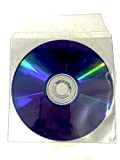 Nonsolo-computer conf.100 Buste Bustine Custodia Trasparente CD/Dvd con lembo Aletta di Chiusura